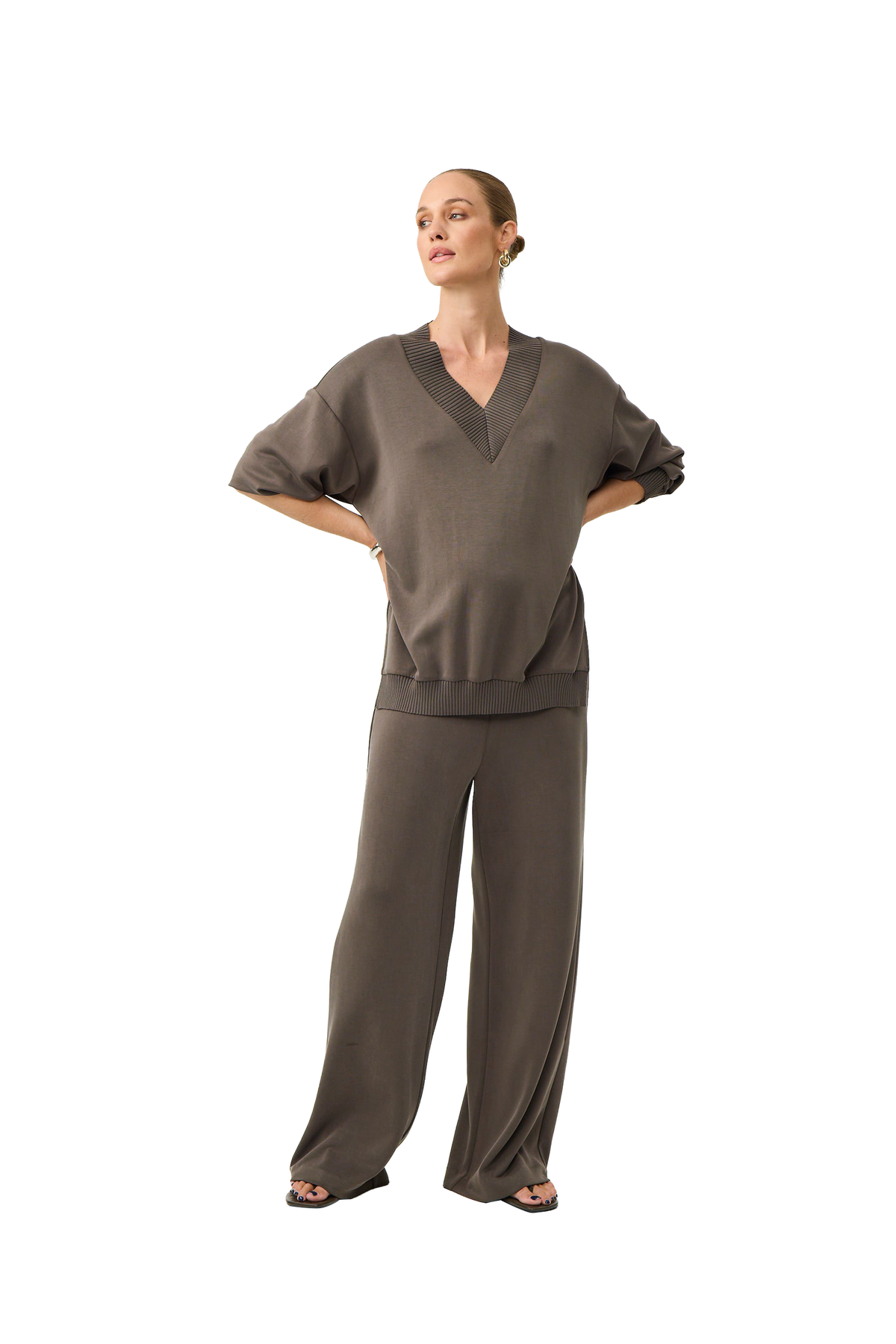 Lucia Lounge Pant - Truffle