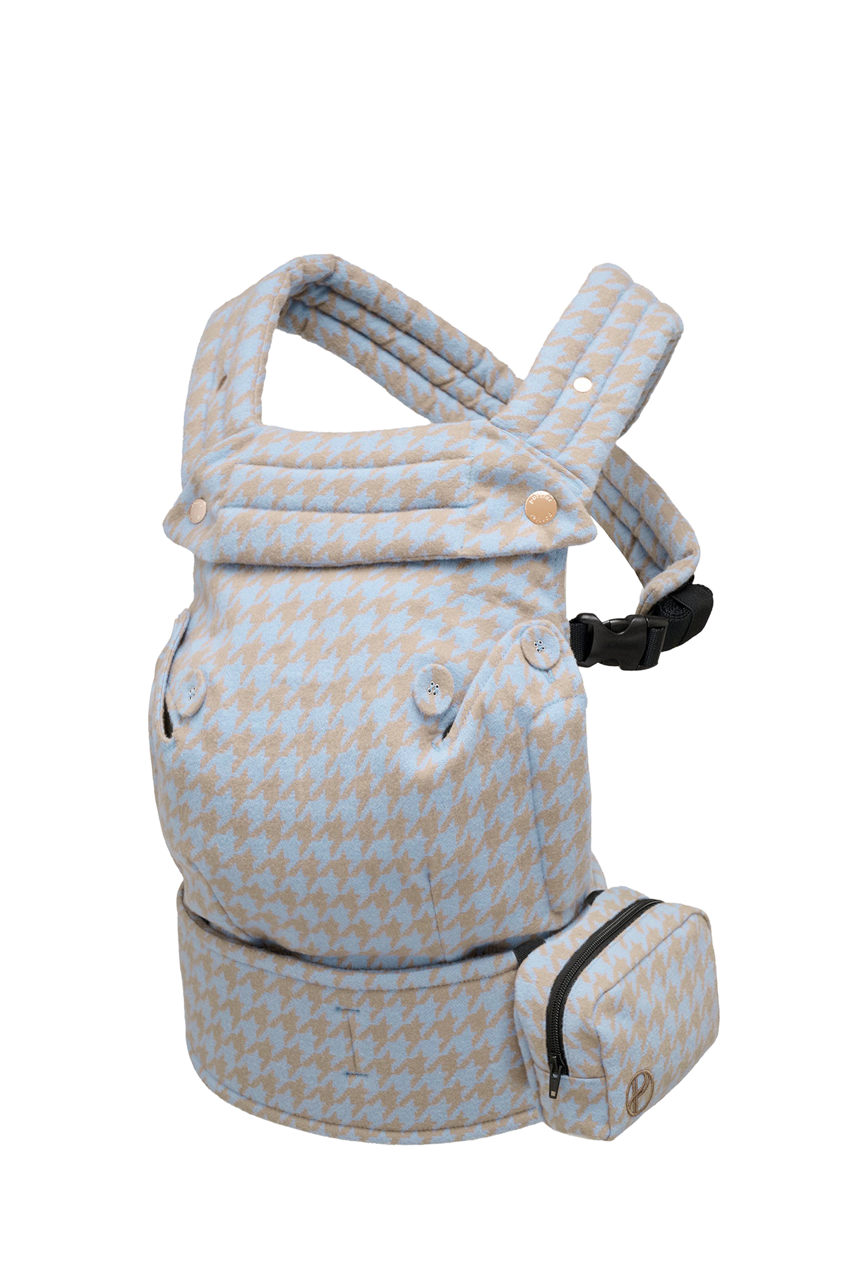 Essentials Pouch - Azure Houndstooth