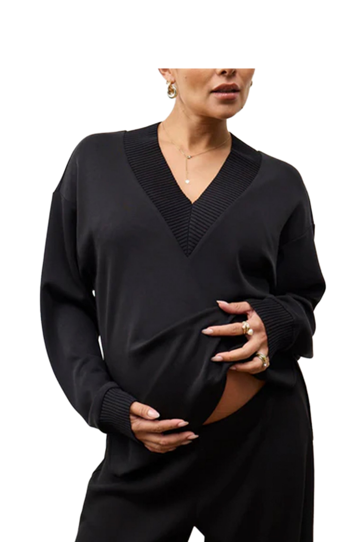 Lucia Lounge Top - Black
