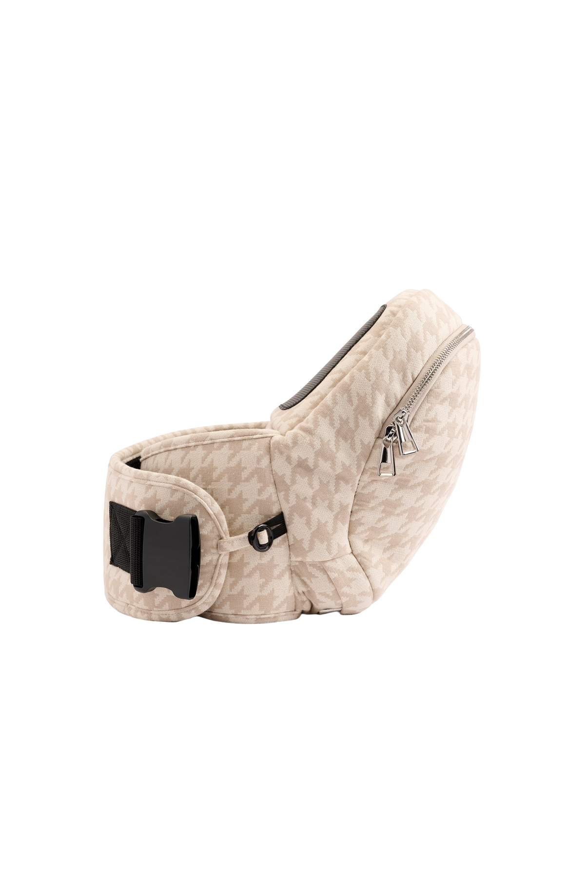 The Brio Belt Toddler Carrier - Neutral Houndstooth