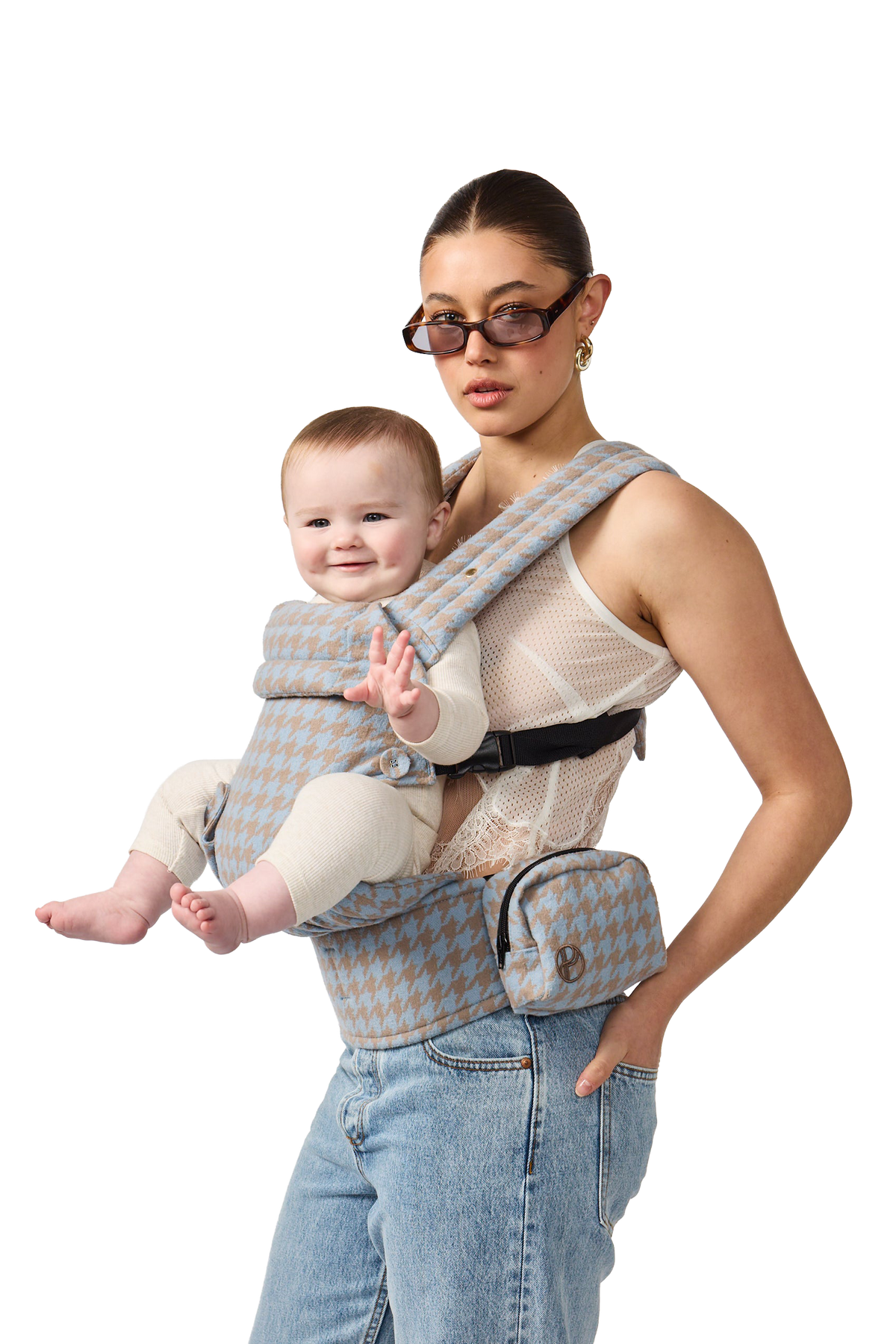 Limitless Baby Carrier - Azure Houndstooth