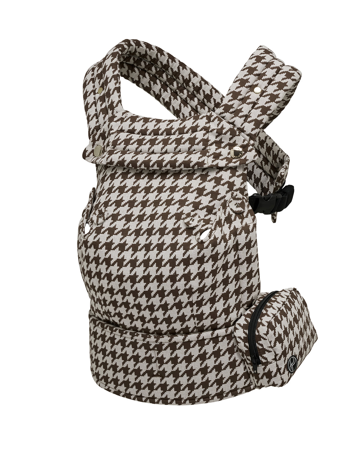 Essentials Pouch - Cocoa Houndstooth