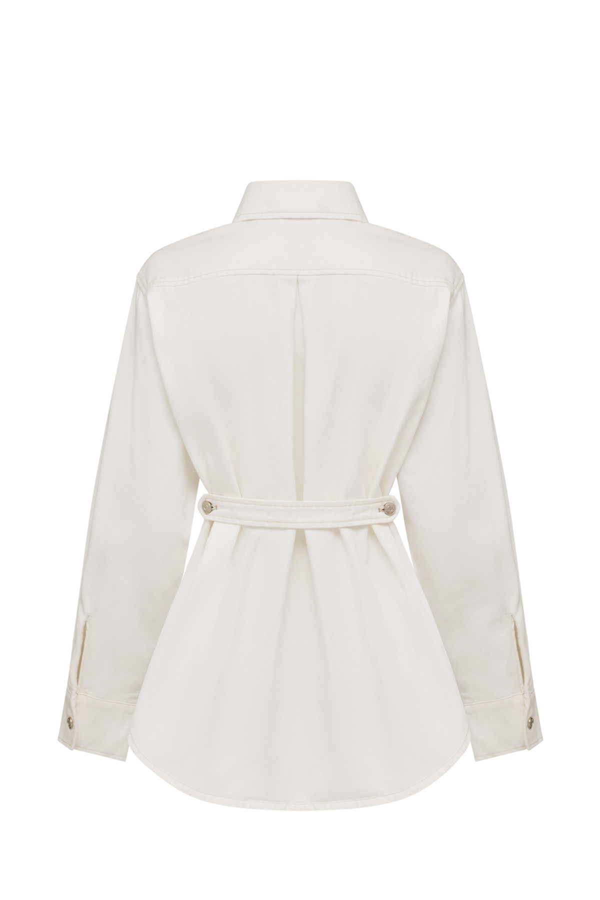 Xander Denim Shirt - White