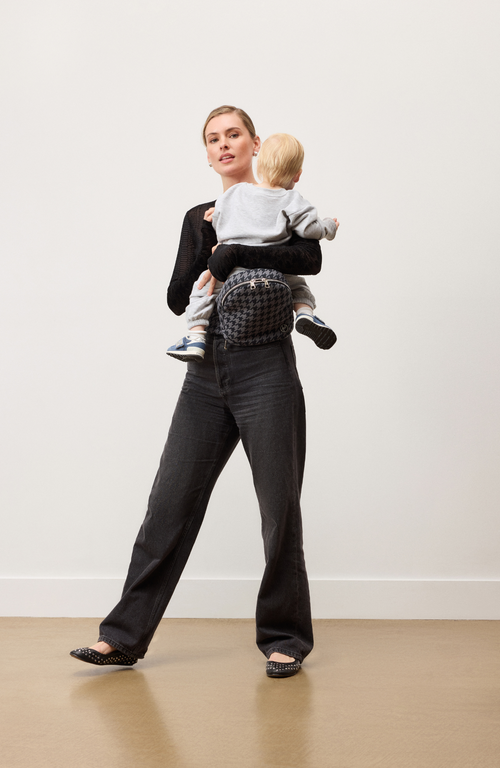 The Brio Belt - Onyx Houndstooth