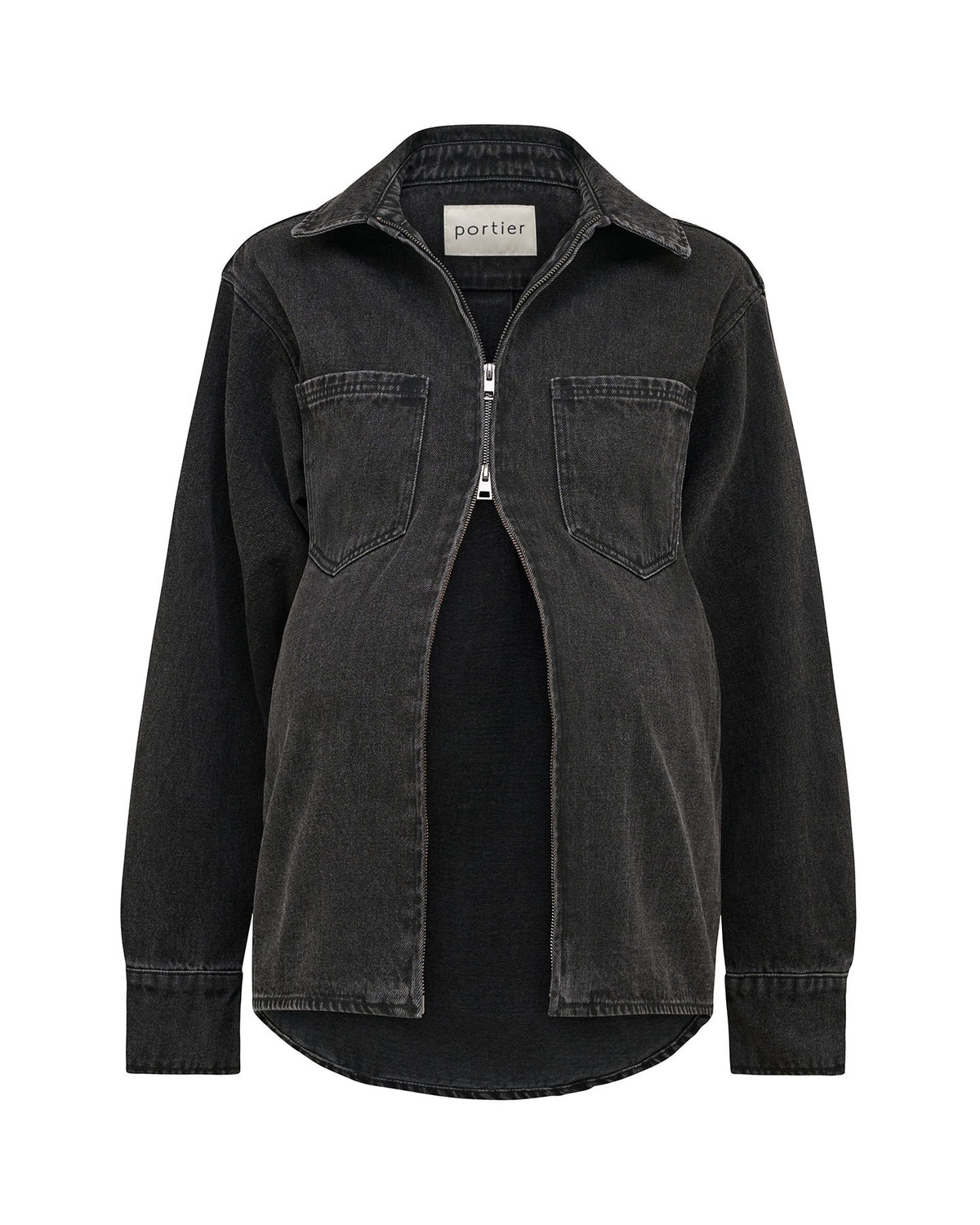 Xander Denim Shirt - Black