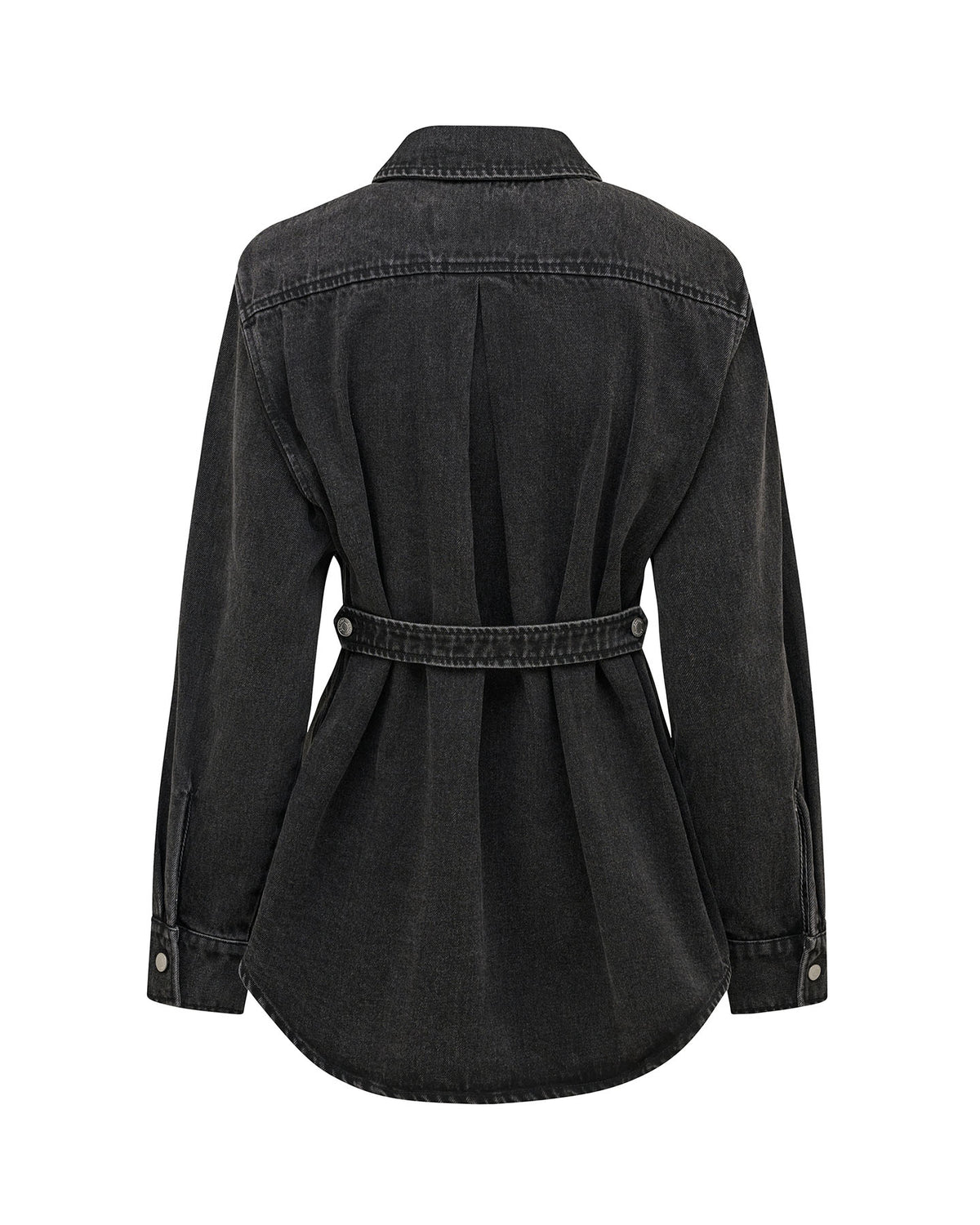 Xander Denim Shirt - Black