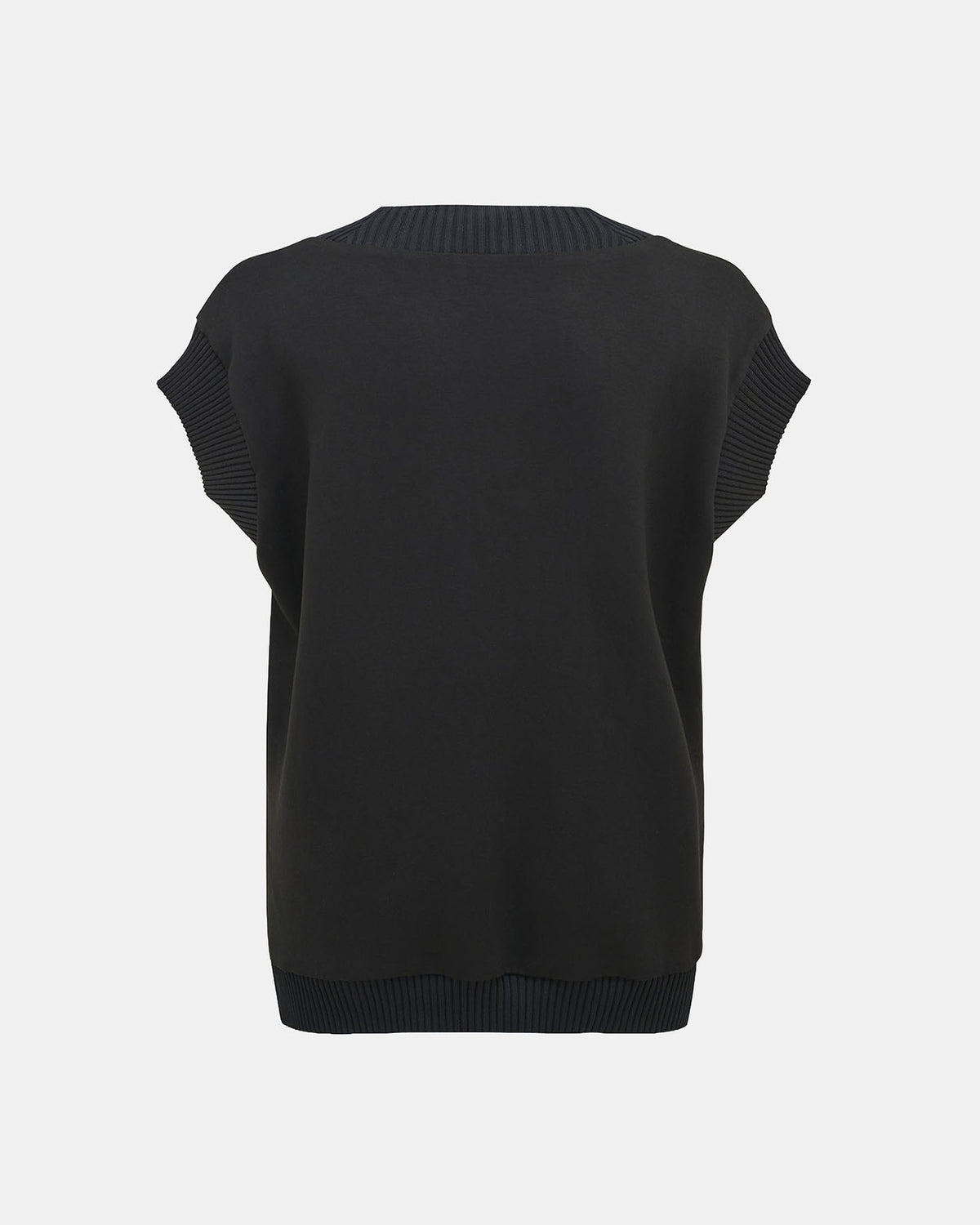 Lucia Sleeveless Lounge Top - Black