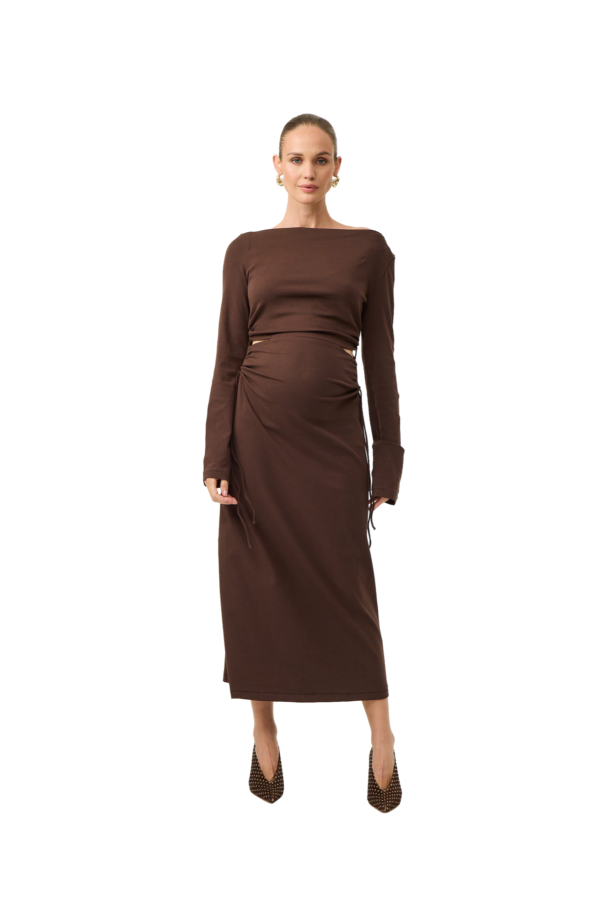 Aura Dress Brown