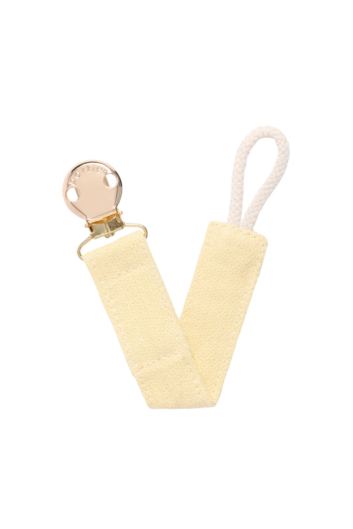 Petite Pacifier Clip - Butter