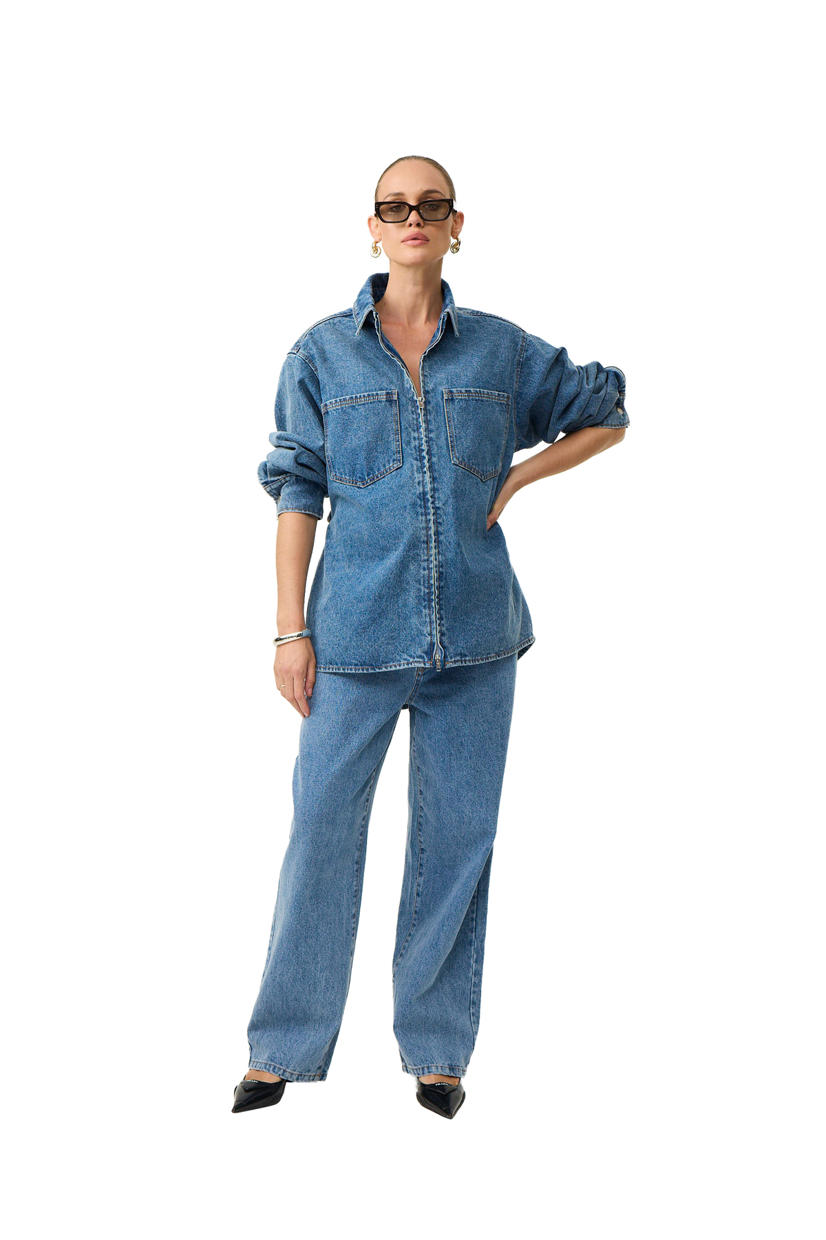 Xander Denim Shirt - Blue