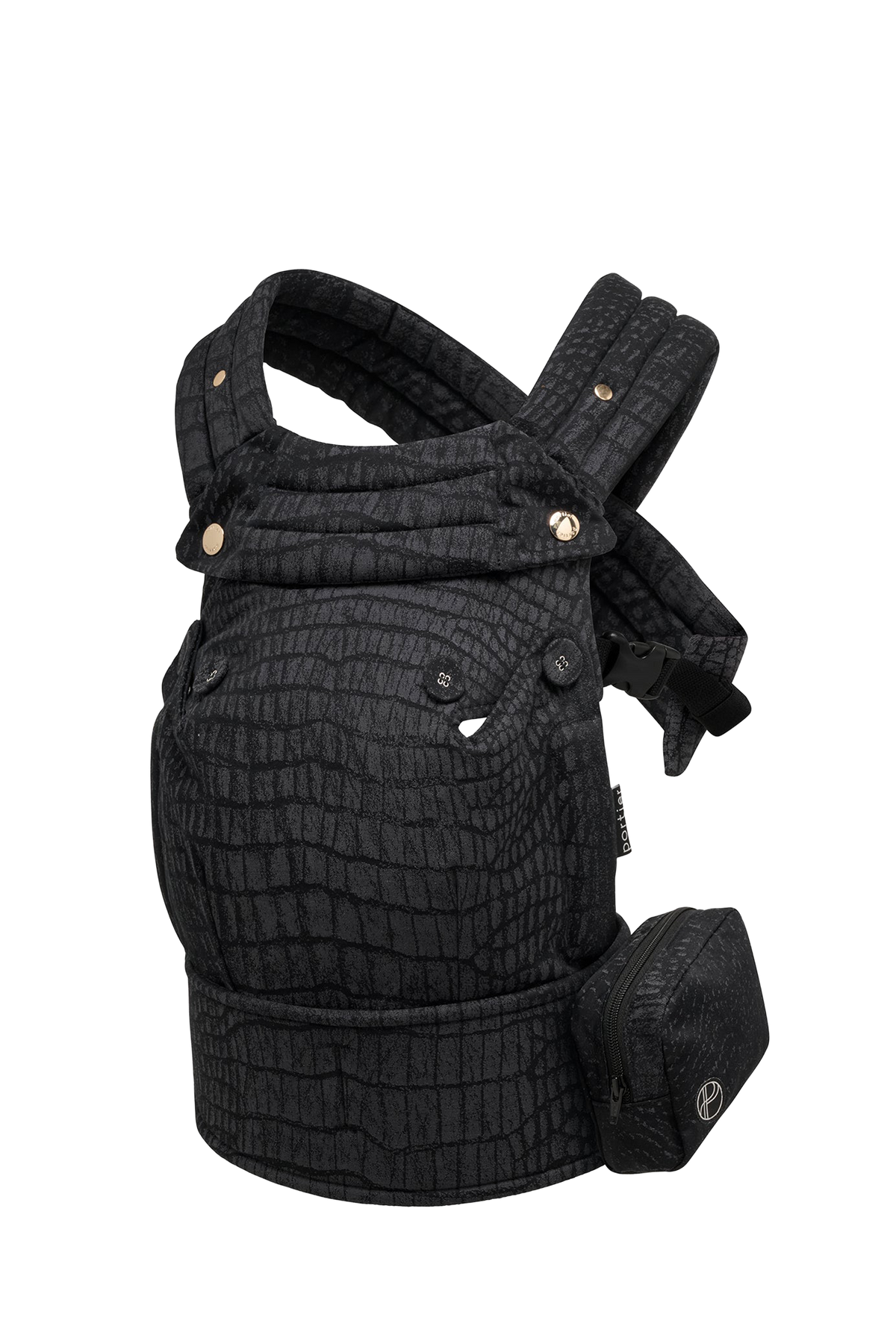 Essentials Pouch - Black Alligator