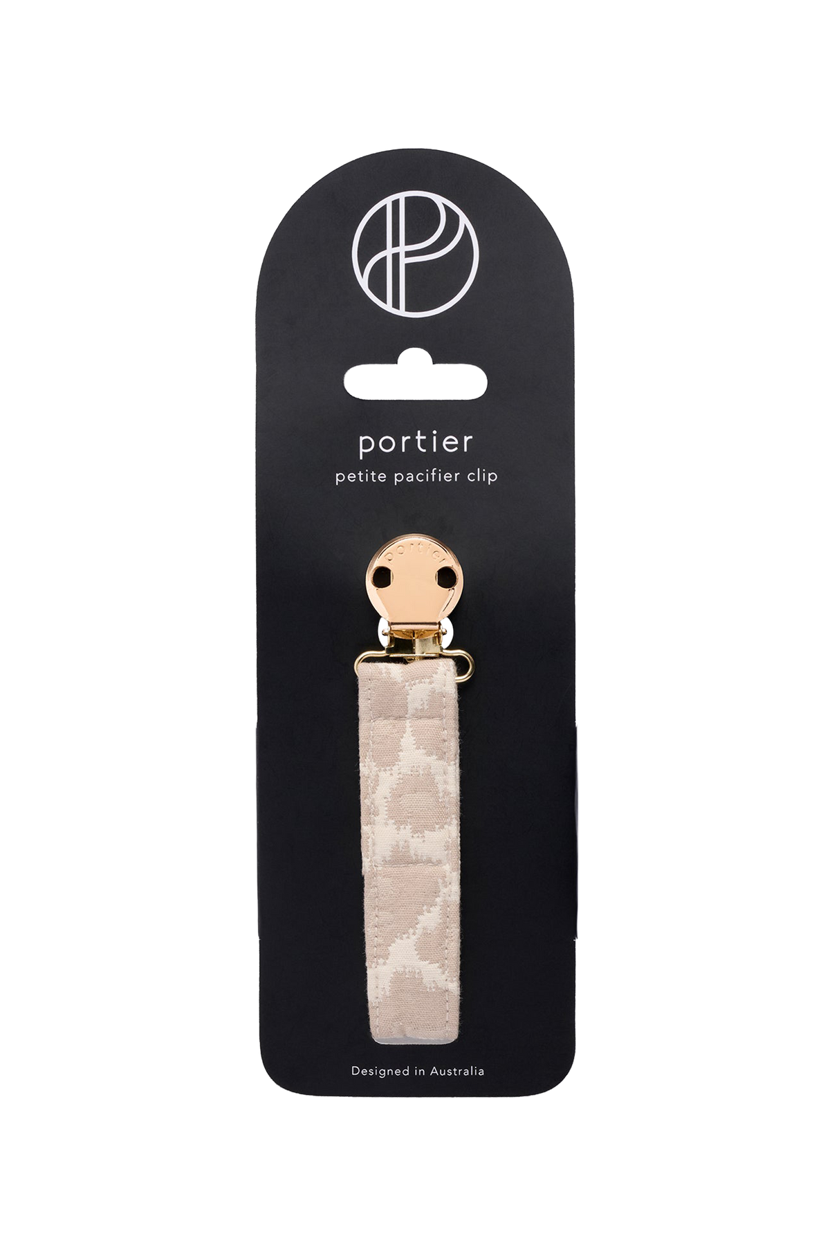 Petite Pacifier Clip - Desert Leopard