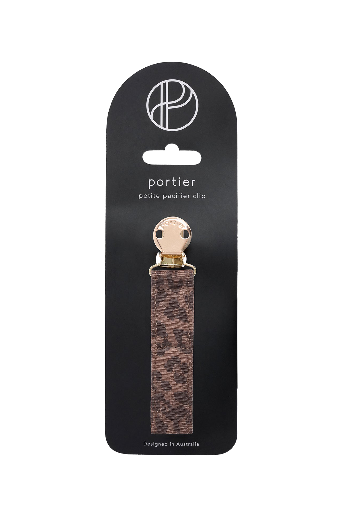 Petite Pacifier Clip - Leopard