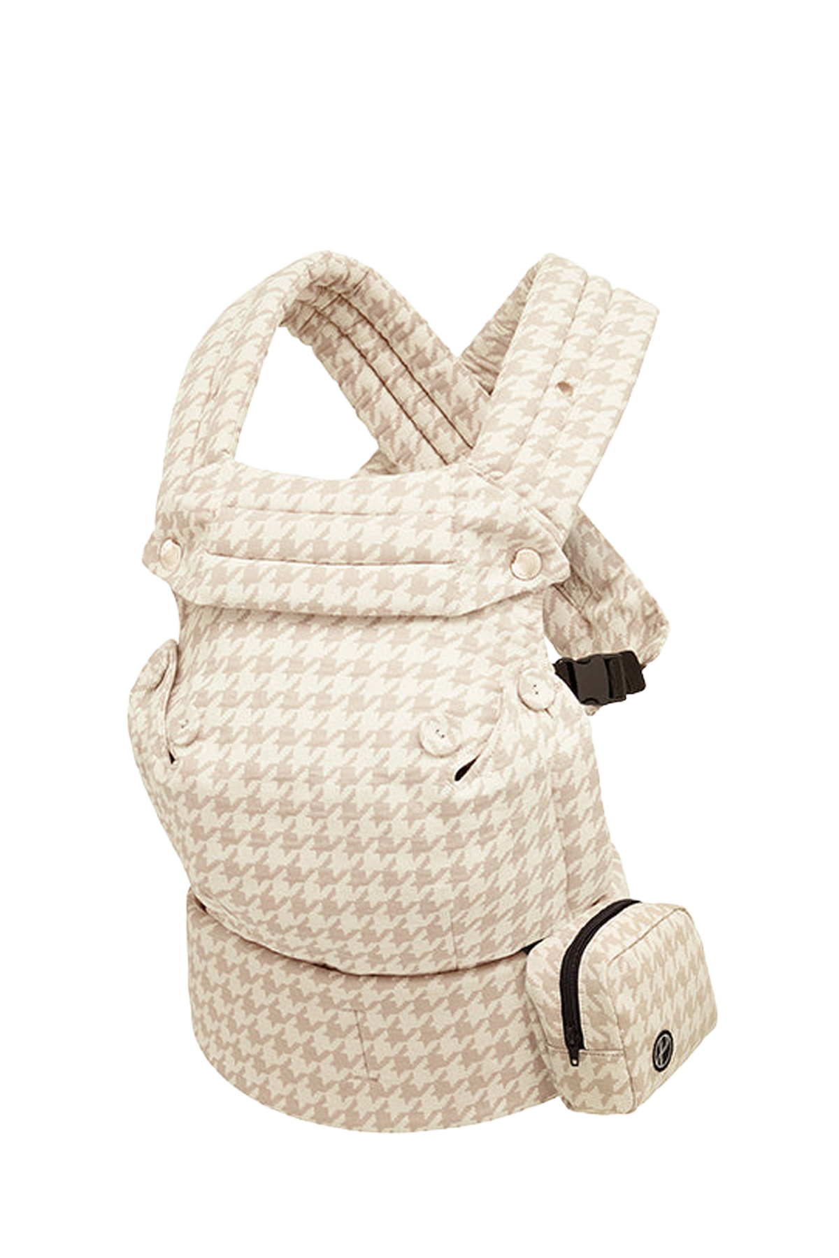 Essentials Pouch - Neutral Houndstooth