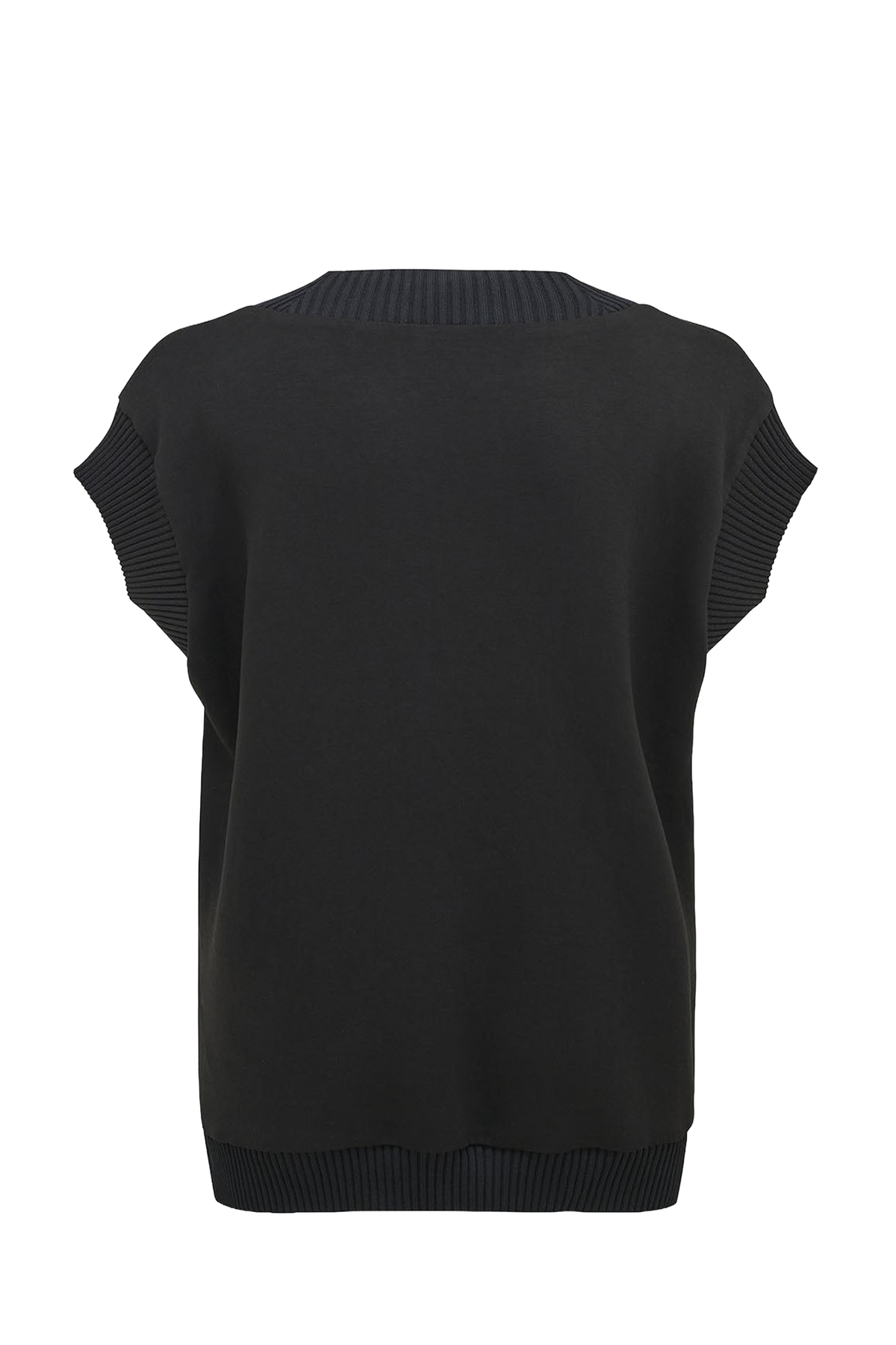 Lucia Sleeveless Lounge Top - Black