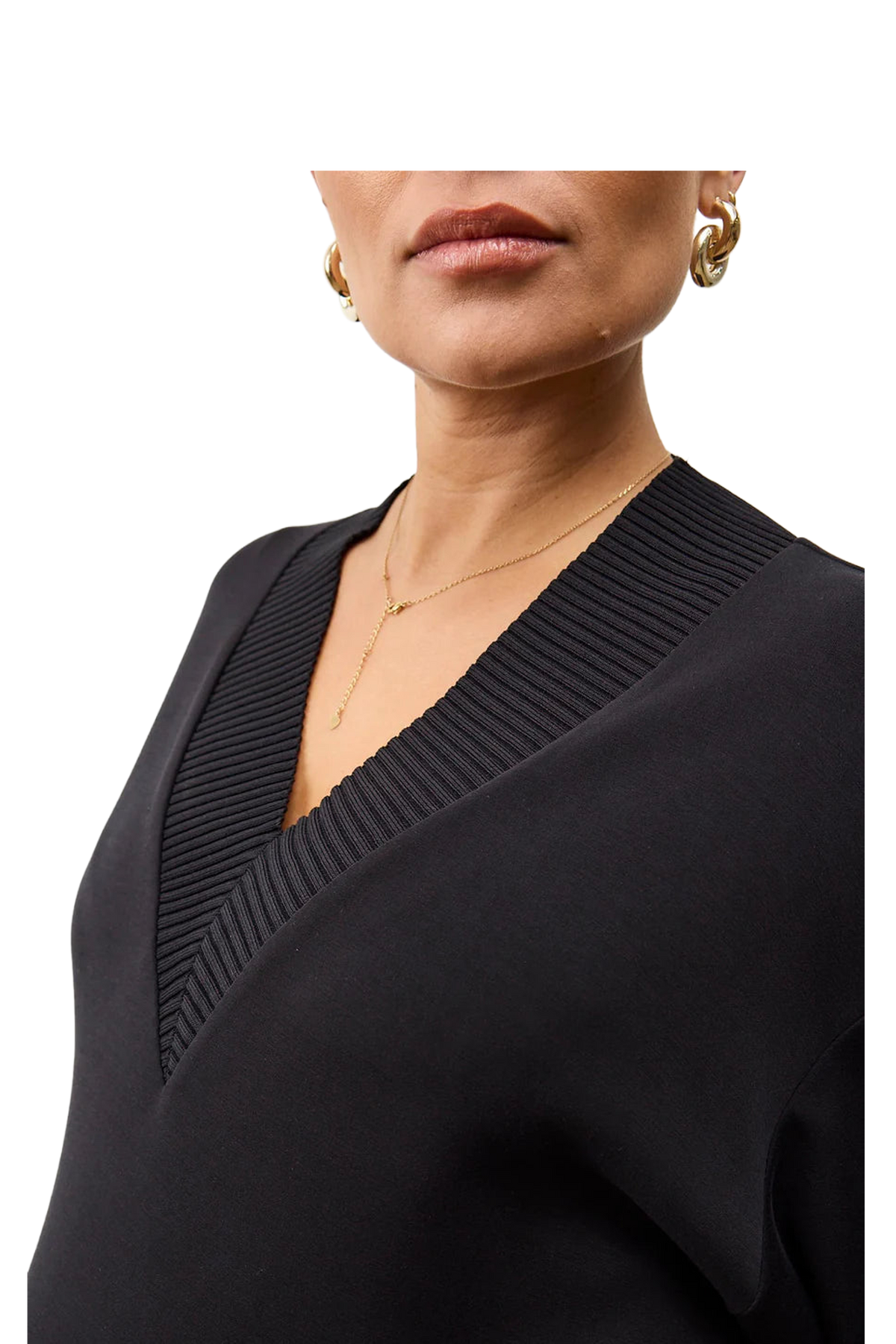 Lucia Lounge Top - Black