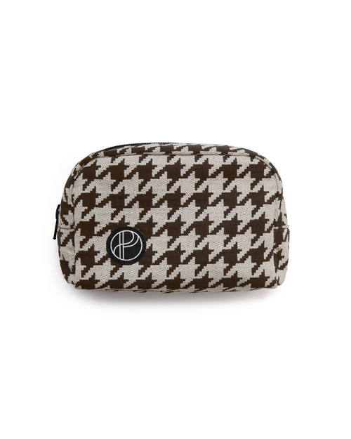 Essentials Pouch - Cocoa Houndstooth