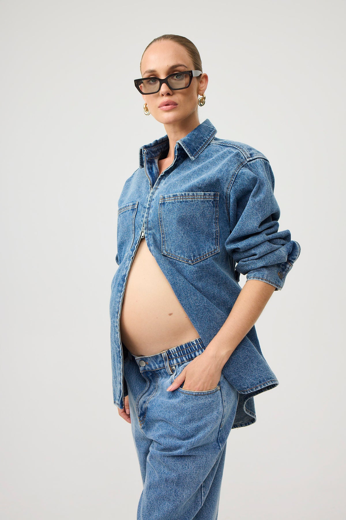 Xander Denim Shirt - Blue