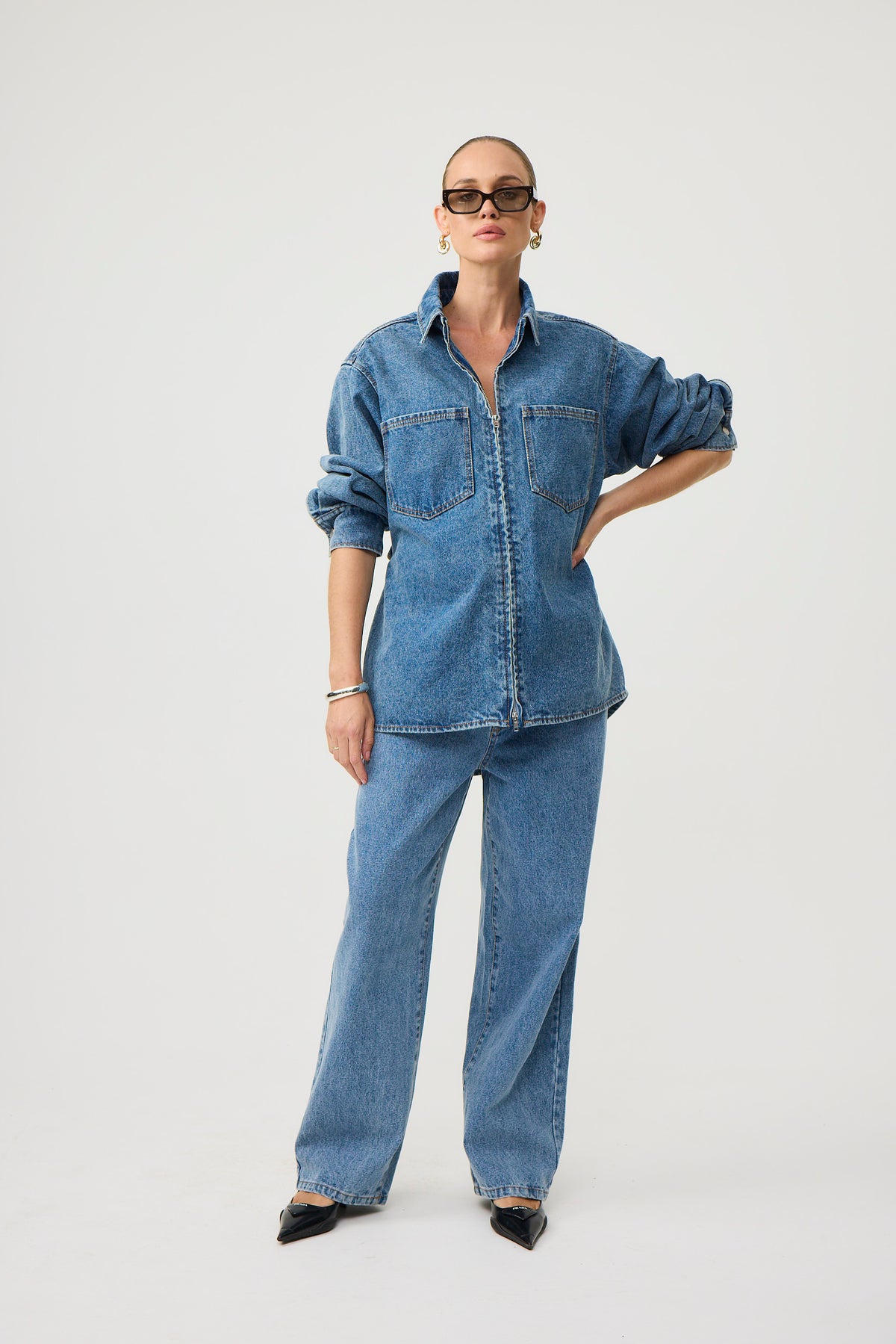 Xander Denim Shirt - Blue