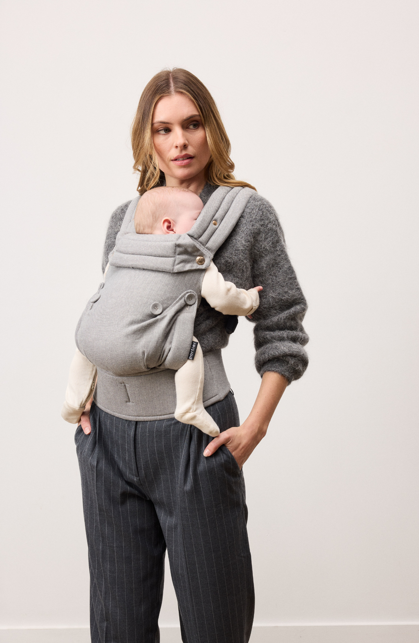 Limitless Baby Carrier - Light Grey – Portier Australia Pty Ltd