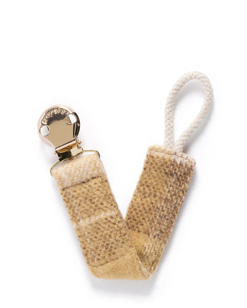 Petite Pacifier Clip - Margot Plaid