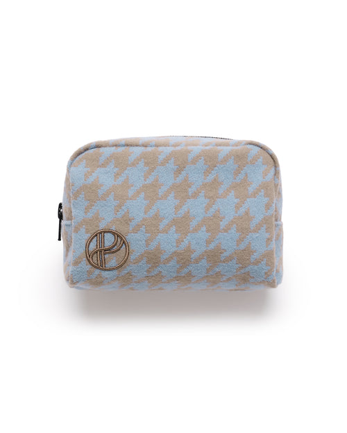 Essentials Pouch - Azure Houndstooth