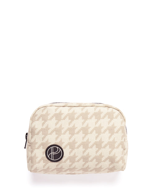 Essentials Pouch - Neutral Houndstooth