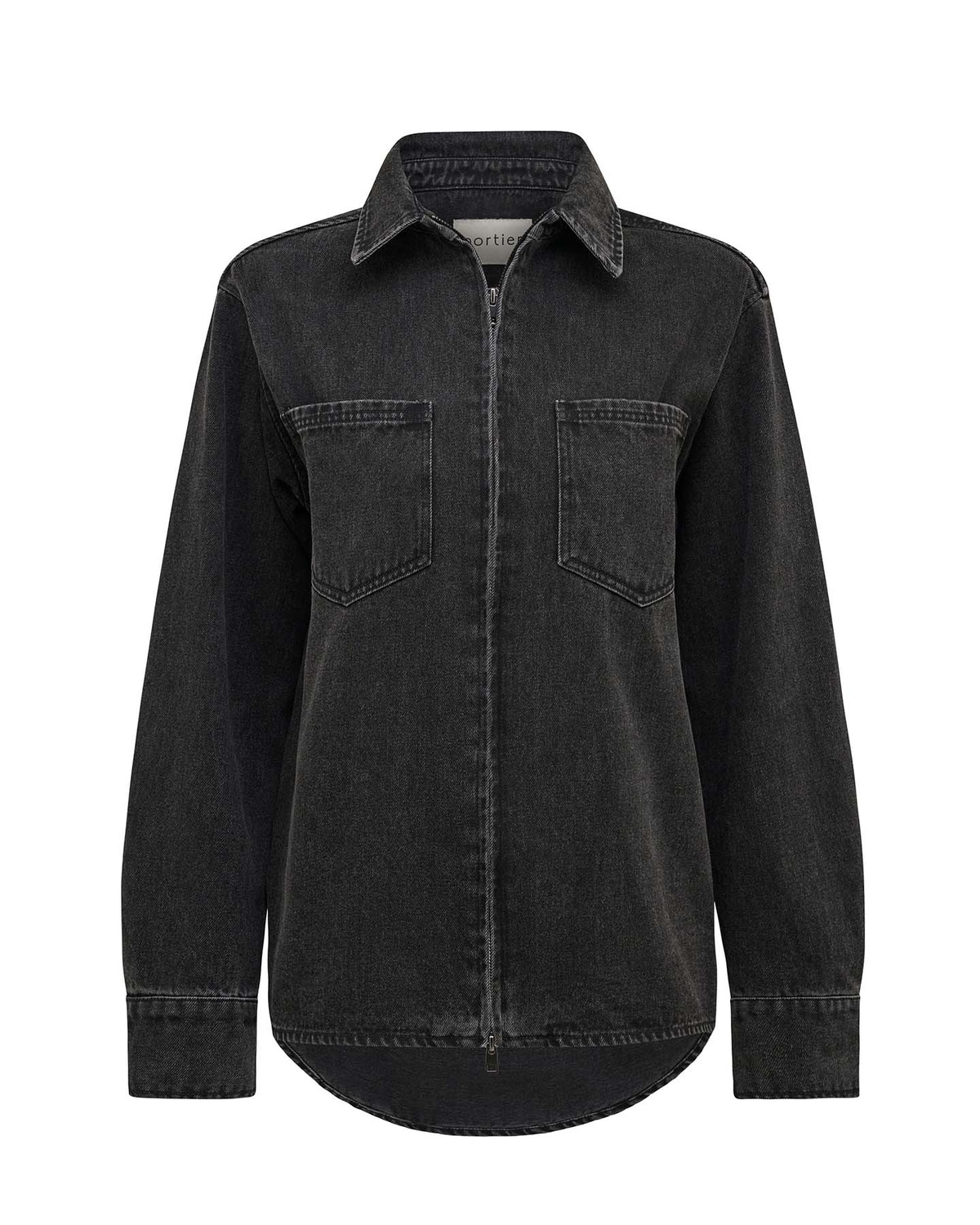 Xander Denim Shirt - Black